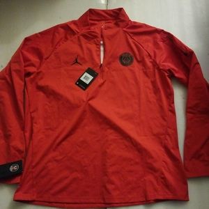 psg jordan quarter zip